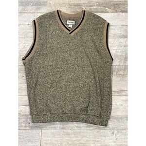Straight Down Mens Sweater Vest Brown XXL Mens Golf Pullover